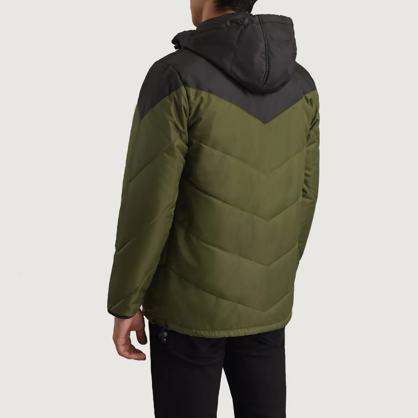 Erico Green Hooded Puffer Jacket